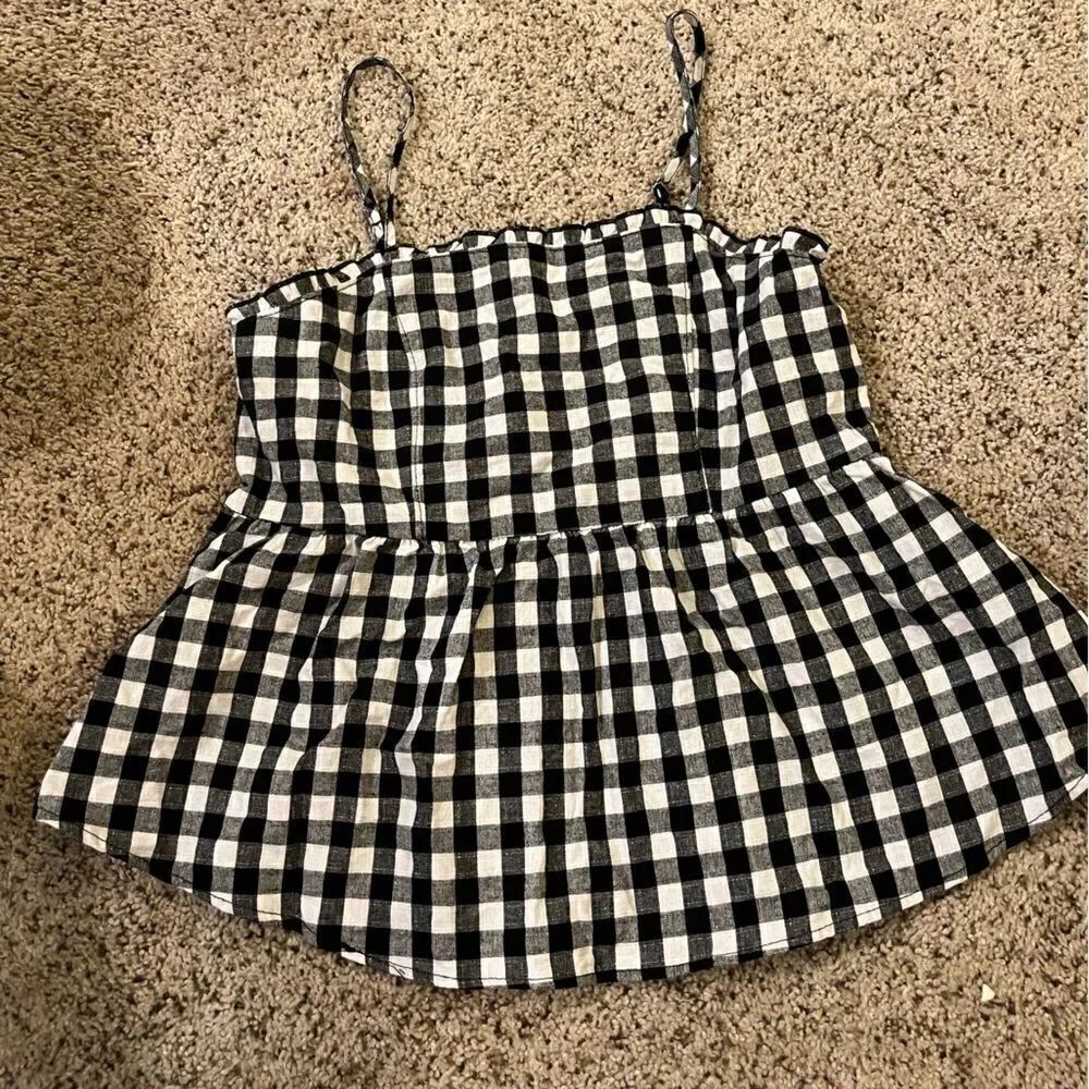 Cotton peplum top